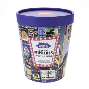 Ridleys Bucket List Puzzle: 50 Must-See Musicals-1000pc Multi-Coloured 16x13x19cm