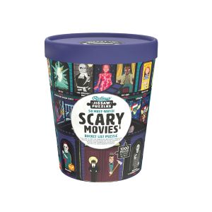 Ridleys Bucket List Puzzle: 50 Must-Watch Scary Movies 1000pcs Purple 55x0.3x70cm