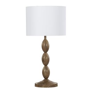 Amalfi Tabitha Table Lamp Natural/White 40x40x71cm