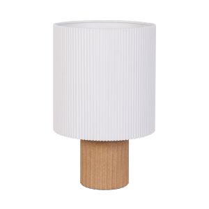Amalfi Pavillion Table Lamp Coral/White 17x17x27cm
