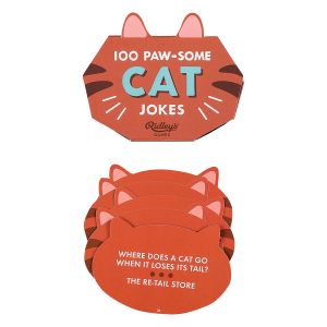 Ridleys 100 Cat Jokes Red 9.5x7.5x2.5cm