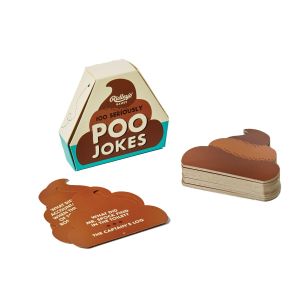 Ridleys 100 Poo Jokes Brown 8.3x9.5x2.5cm