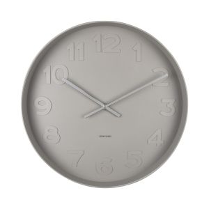 Karlsson Mr Grey Wall Clock Warm Grey 51x51x7cm