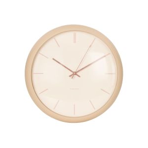 Karlsson Wall Clock Nirvana Globe Sand brown 40x40x12cm