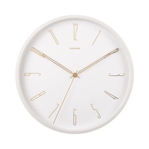 Karlsson Belle Numbers Wall Clock White 35x35x4