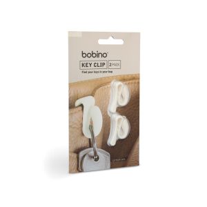 Bobino Key Clip 2Pack Cream 3x2x2cm