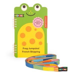 Kikkerland Kidoki Frog Jumpsies French Skipping CDU 12pcs Multi-Coloured 12.5x1.5x19.5cm