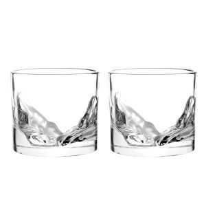 Liiton Grand Canyon Whiskey Glass (Set of 2) Clear 8.4x8.4x8.4cm/300ml
