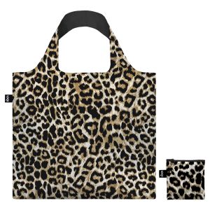 LOQI Leopard Dusk Bag Multi-Coloured 50x42cm