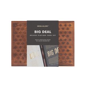 Luckies Iron & Glory - Big Deal Natural Wood 17x12x3.5cm