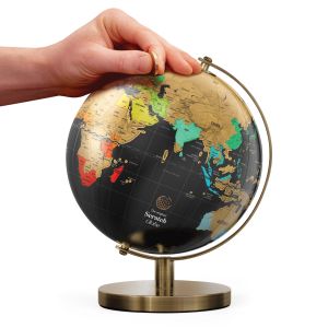 Luckies Scratch Globe - Large Multi-Coloured 21x20x25cm