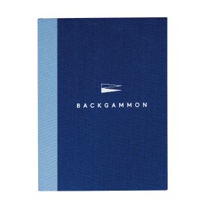 Luckies Book Games - Backgammon? Blue 17x4x22cm