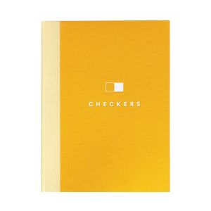 Luckies Book Games - Checkers? Yellow 17x4x22cm