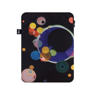 LOQI Several Circles Recycled Laptop Sleeve Multi-Coloured 26x36cm