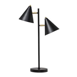 Amalfi Kennedy Table Lamp Black 40x18x64cm