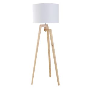 Amalfi Oslo Floor Lamp Natural/White 56x56x160cm