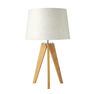 Amalfi Archer Table Lamp White/Natural 32x32x52cm