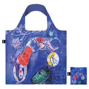 LOQI Marc Chagall The Blue Circus Bag Blue 50x42cm