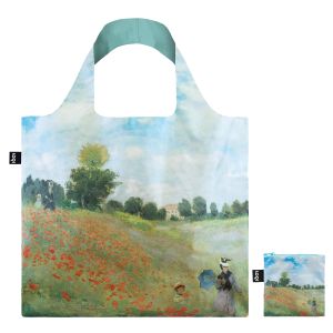 LOQI Monet Wild Poppies Bag Multi-Coloured 50x42cm