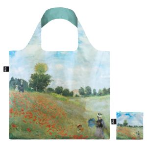 LOQI Monet Wild Poppies Bag Multi-Coloured 50x42cm