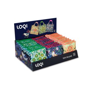 LOQI William Morris Counter Display Pack 36pcs/4 Assorted 36.5x25.5x25cm