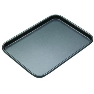 MasterPro Non-Stick Baking Tray Black 24x18x1.5cm