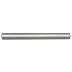 MasterPro Professional Rolling Pin with Measurements Stainless Steel 40x3.5x3.5cm