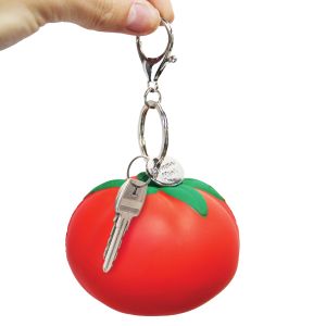 NPW Tomato Keychain Charm Italian Summer Multi-Coloured 8x8x13cm