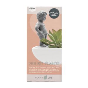 NPW Pee My Plants Watering Decoration Grey 7.1x4.8x15.4cm