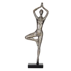 Amalfi Ojas Sculpture Silver 12.5x6x37.5cm
