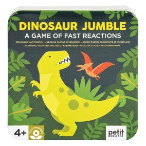 Petit Collage Dinosaur Jumble Multi-Coloured 10.5x10.5x3.5cm