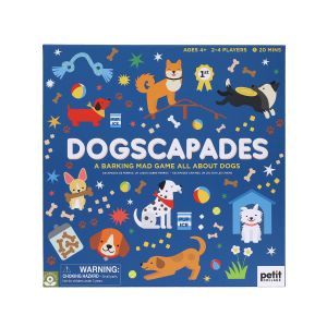 Petit Collage Dogscapades-A Barking Mad Game Blue 27x4x27cm