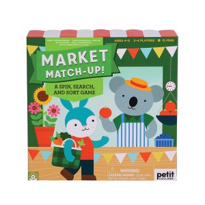 Petit Collage Market Match-Up! Multi-Coloured 17x5x17cm