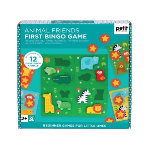 Petit Collage First Bingo Game: Animal Friends Multi-Coloured 21x4.5x21cm