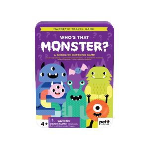 Petit Collage Who's That Monster Magnetic Travel Game Multi-Coloured 14x3x19cm