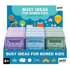 Petit Collage Busy Ideas for Bored Kids CDU 18pcs/3 Assorted 22.3x19.7x20.6cm