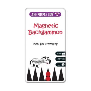 The Purple Cow Magnetic Backgammon White 10.2x1x18.5cm