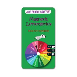 The Purple Cow Magnetic Lettergories Green 10.2x1x18.5cm