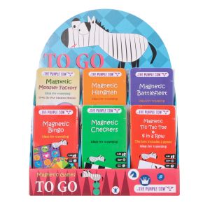 The Purple Cow Magnetic Games Top 6 CDU 6 Assorted/36pcs