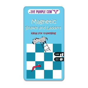 The Purple Cow Magnetic Snakes & Ladders Blue 10.2x1x18.5cm