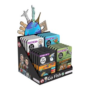 The Purple Cow Go Fish Pre-Pack CDU 20pcs/ 4 Assorted 11.3x2x16.3cm