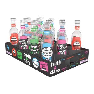 The Purple Cow Truth & Dare Pre-Pack CDU 18pcs/4 Assorted 5.5x5.5x25cm