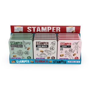 The Purple Cow Stamper Travel Pre-Pack CDU 15pcs/3 Assorted 16.3x2.6x17.8cm