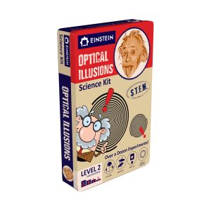 The Purple Cow Einstein Science Lab-Optical Illusions Beige 16.3x4.3x24.3cm