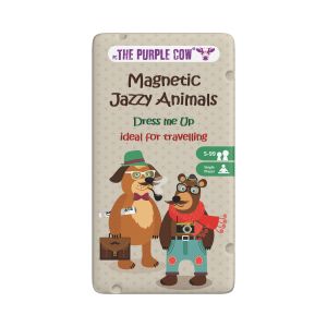 The Purple Cow Magnetic Jazzy Animals Beige 10.2x1x18.5cm