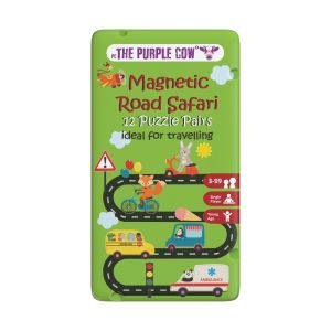 The Purple Cow Magnetic Road Safari Green 10.2x1x18.5cm
