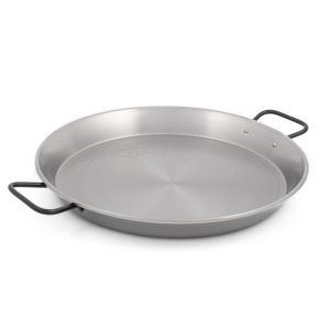 Garcima Pata Negra Professional Paella Pan Silver/Black 51.5x40x6cm/Feeds 6-8