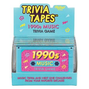Ridleys 1990s Music Trivia Game Tape (6Disp) Blue 11x7x2cm