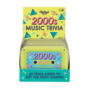 Ridleys 2000s Trivia Tape Quiz CDU 6pcs (New Item Code) Yellow 11.2x2.5x8.4cm