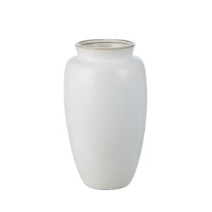 Rogue Ceramic Provincial Gloss Vessel White 20x20x34cm
